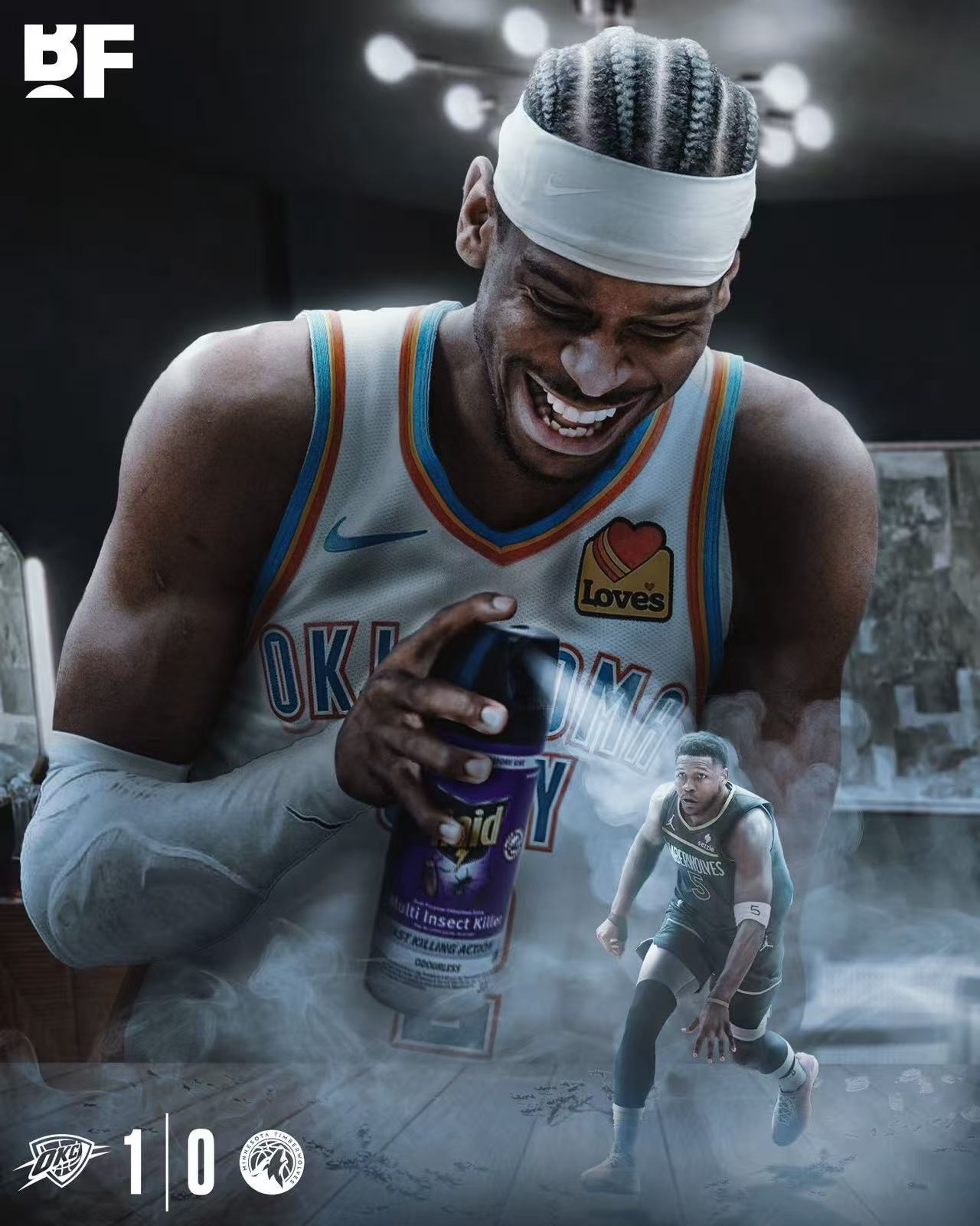 开云体育在线-乔治进攻端无人可挡，雷霆带走森林狼